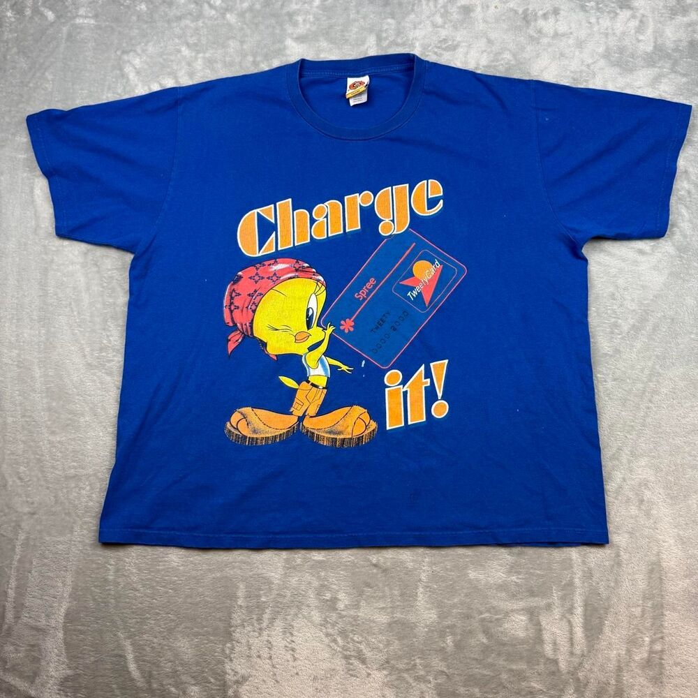 Looney-tunes Women's Blue T-shirt